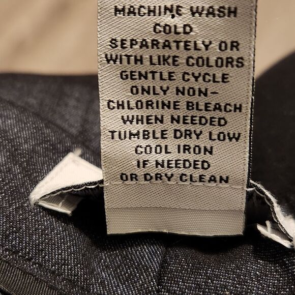 Carmen Marc Valvo Dress Trousers Charcoal Size 10 Office Career - Picture 5 of 12